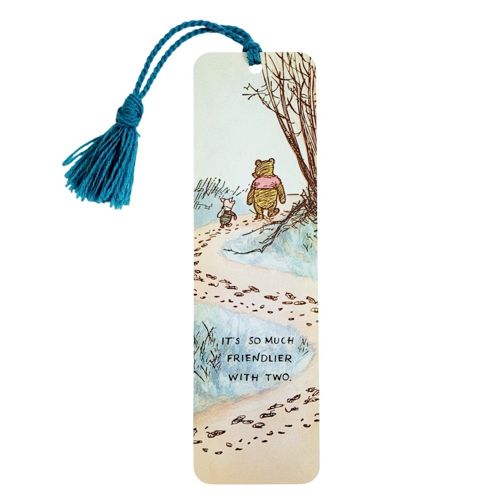 Vintage 90s Classic Winnie Pooh Piglet Bookmark- Walt Disney- 1993 Artworks WP06